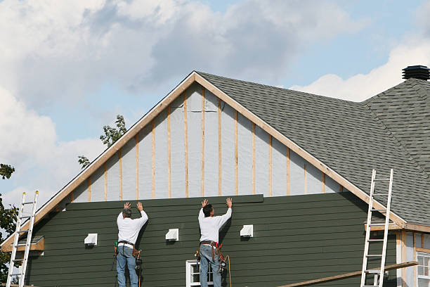 Professional Emergency Siding Repair technician working in Church Hill, MD